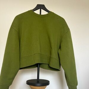 Bershka Olive Green Knit Top